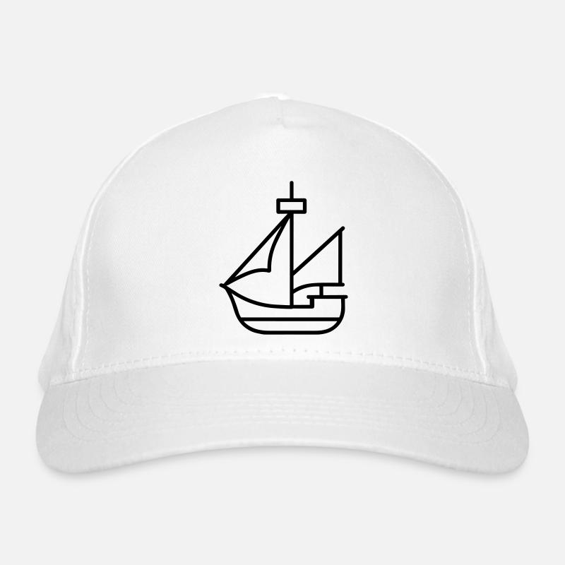 Piratenschiff Bio-Baseballkappe