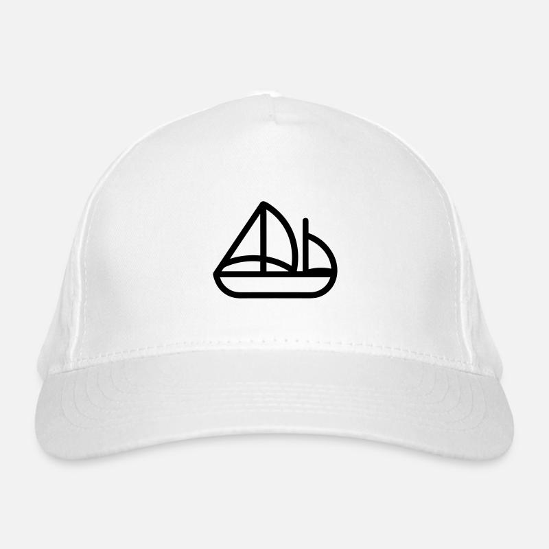 Piratenschiff Bio-Baseballkappe