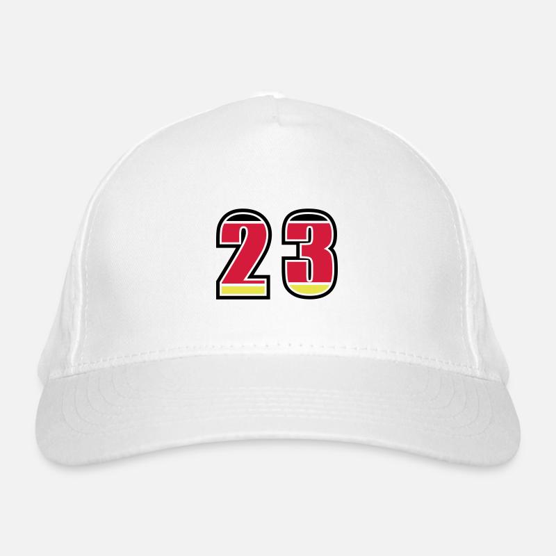23 Numéro Allemagne Jersey Casquette classique bio