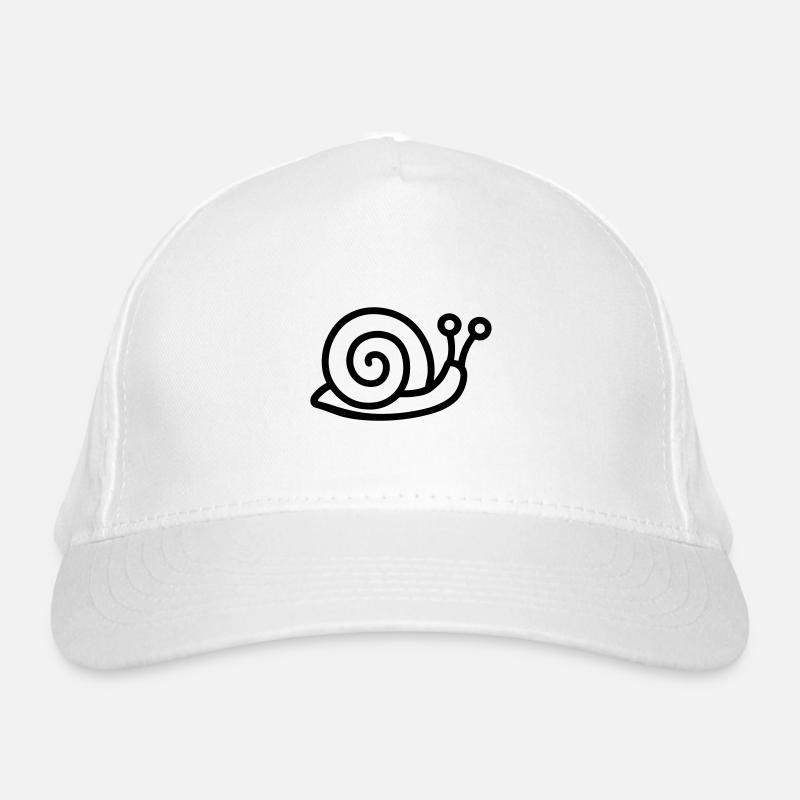 Snail Organic Baseball Cap