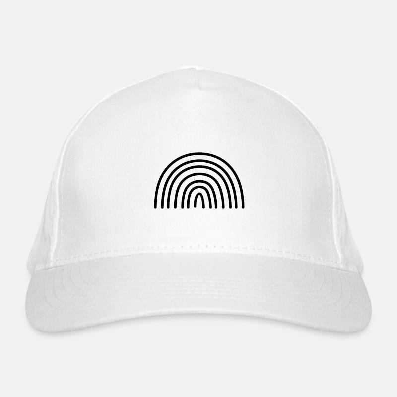 Regenbogen Bio-Baseballkappe