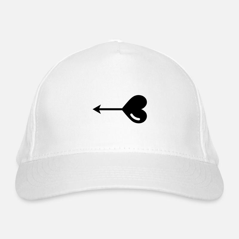 Heart Arrow Organic Baseball Cap