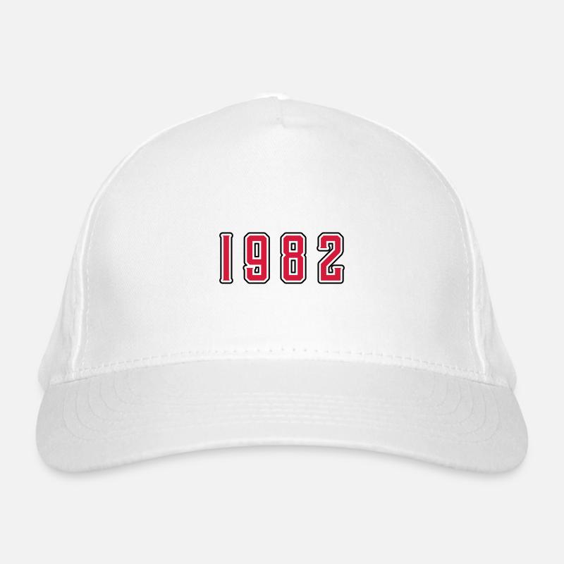 1982 anniversaire Casquette classique bio