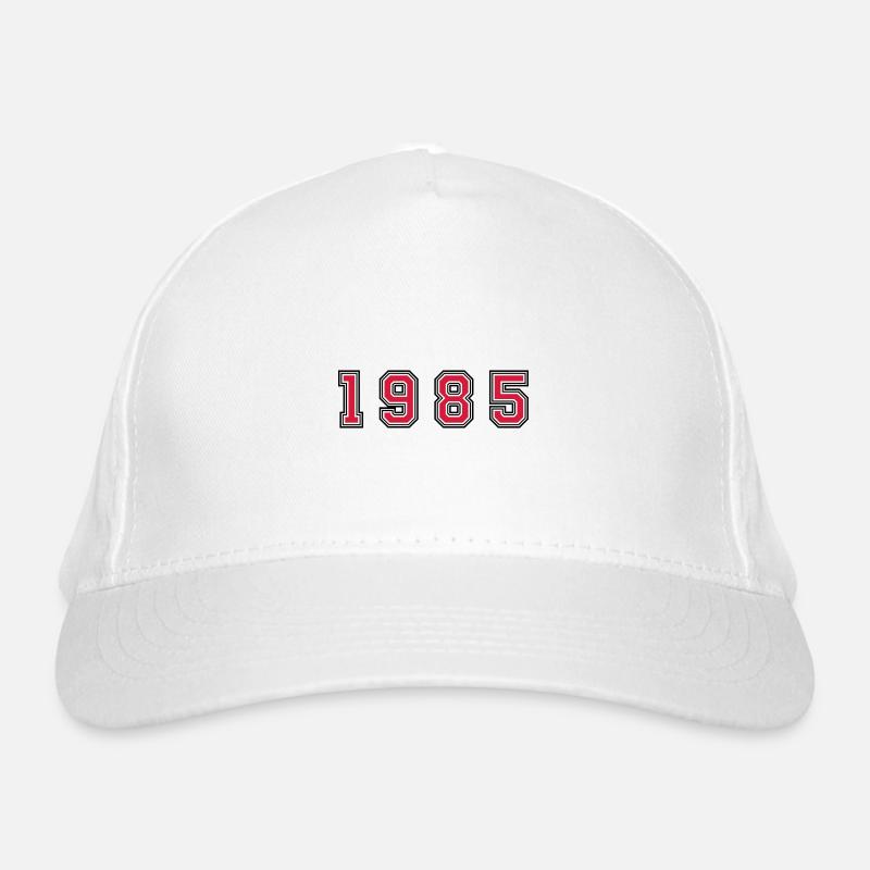 1985 année Numéro Casquette classique bio