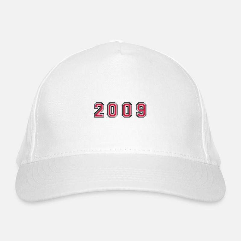 2009 year number Organic Baseball Cap