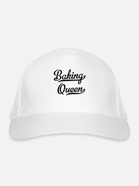Bake - Organic Baseball Cap - white - Front