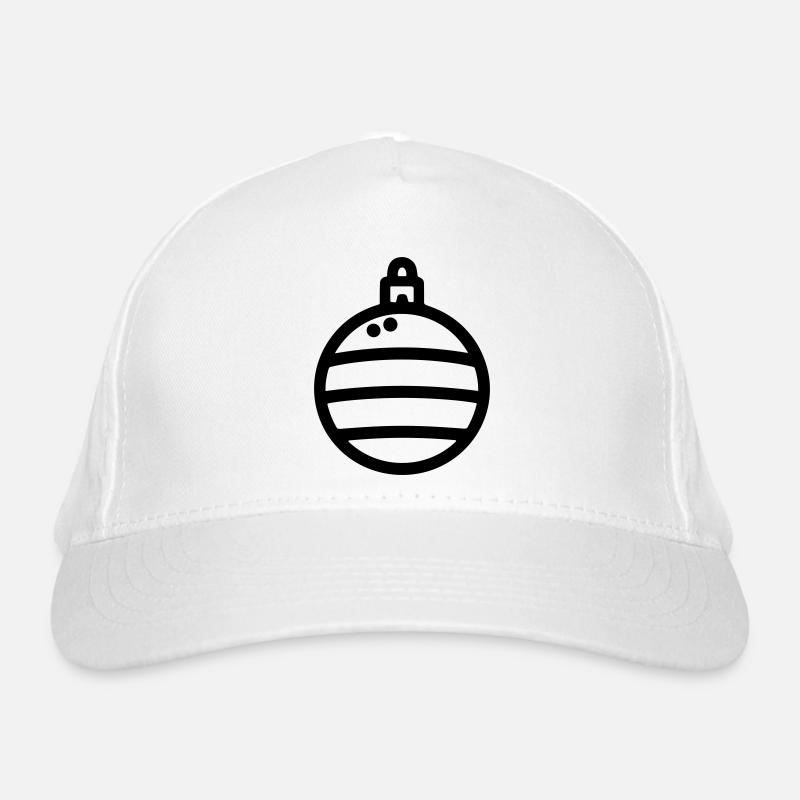 Weihnachtskugel Bio-Baseballkappe