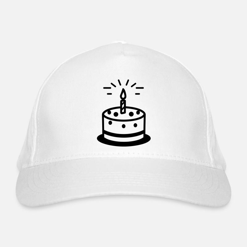 Birthday cake Organic Baseball Cap