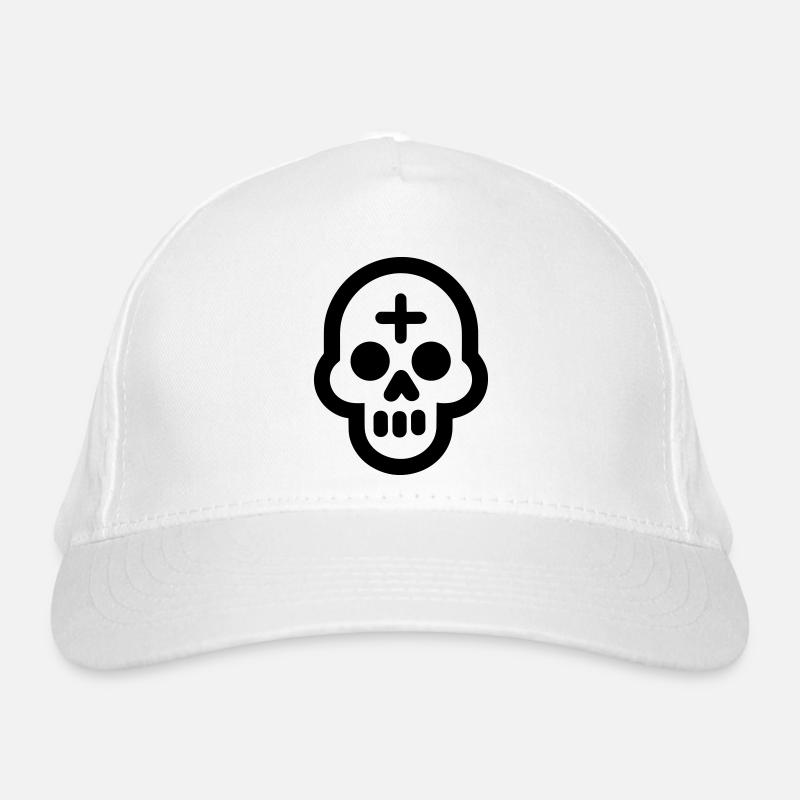 Skull Organic Baseball Cap