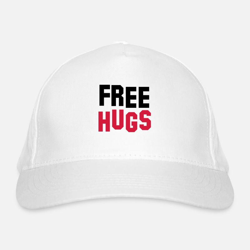 free hugs Bio-Baseballkappe