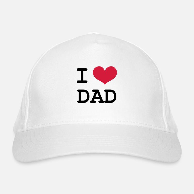 I Love Dad ! Bio-Baseballkappe