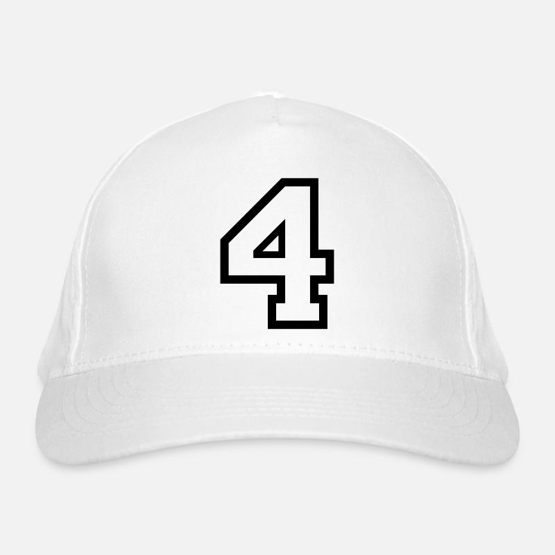THE NUMBER 4-4 Organic Baseball Cap