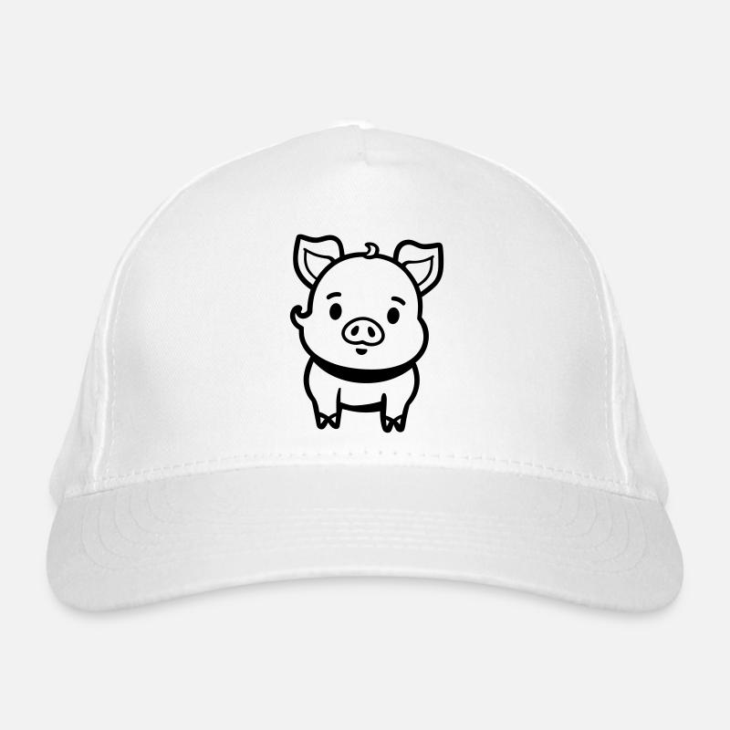 cochon Casquette classique bio