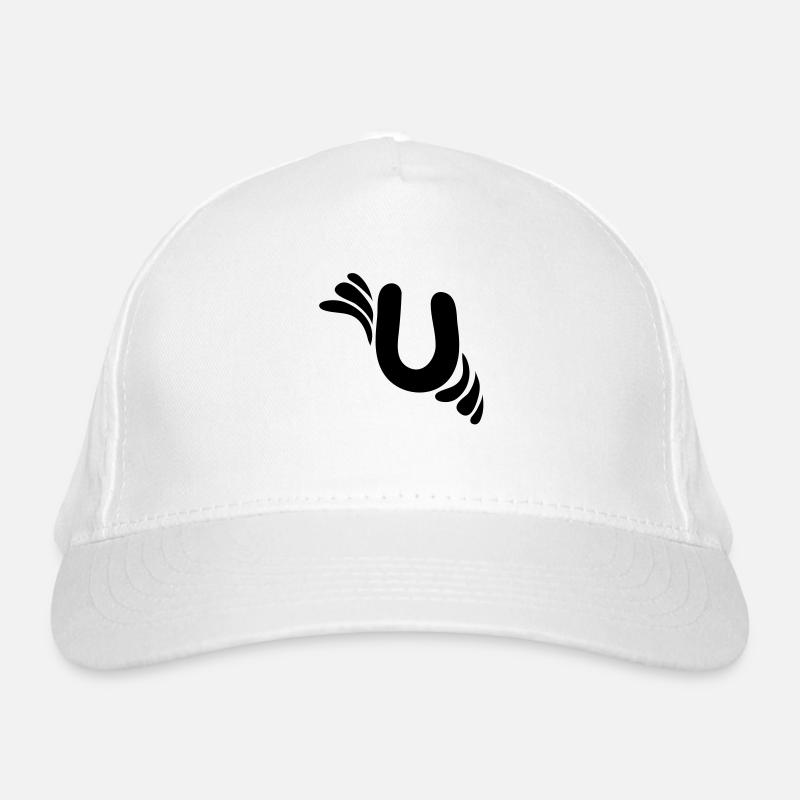 Lettre U et modèle Casquette classique bio