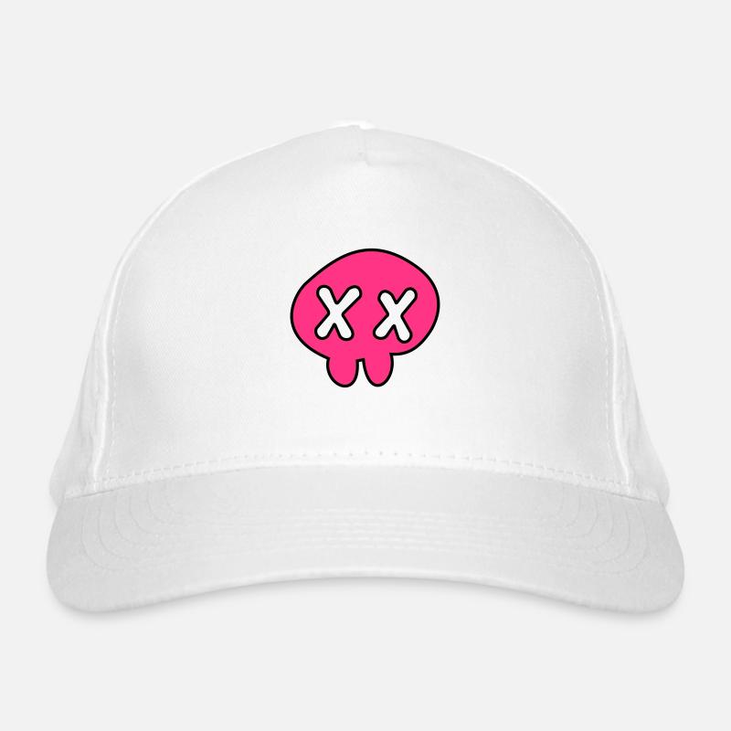 pink skull Organic Baseball Cap