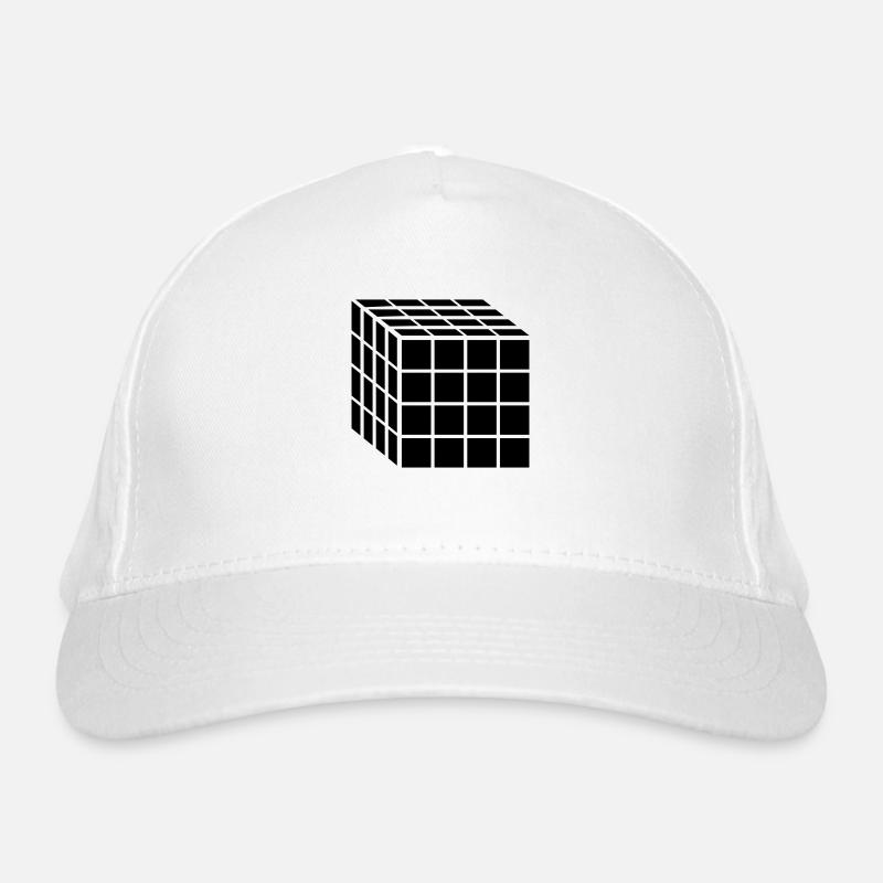 4x4 Block Würfel Bio-Baseballkappe