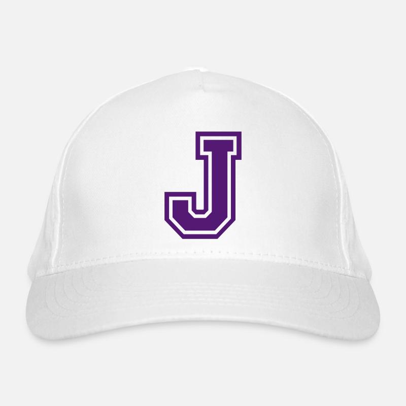 Buchstabe J Bio-Baseballkappe