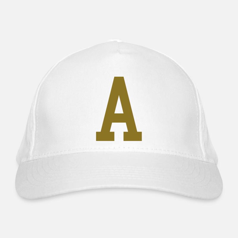 a - buchstabe Bio-Baseballkappe