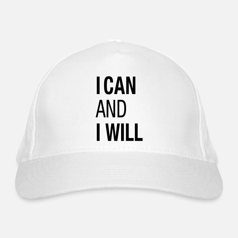 I Can And I WIll Do Casquette classique bio