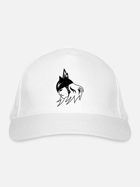 wikinger_1 - Casquette classique bio - blanc - Devant