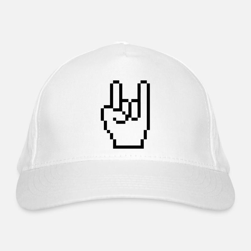Rock Pixel Main Casquette classique bio