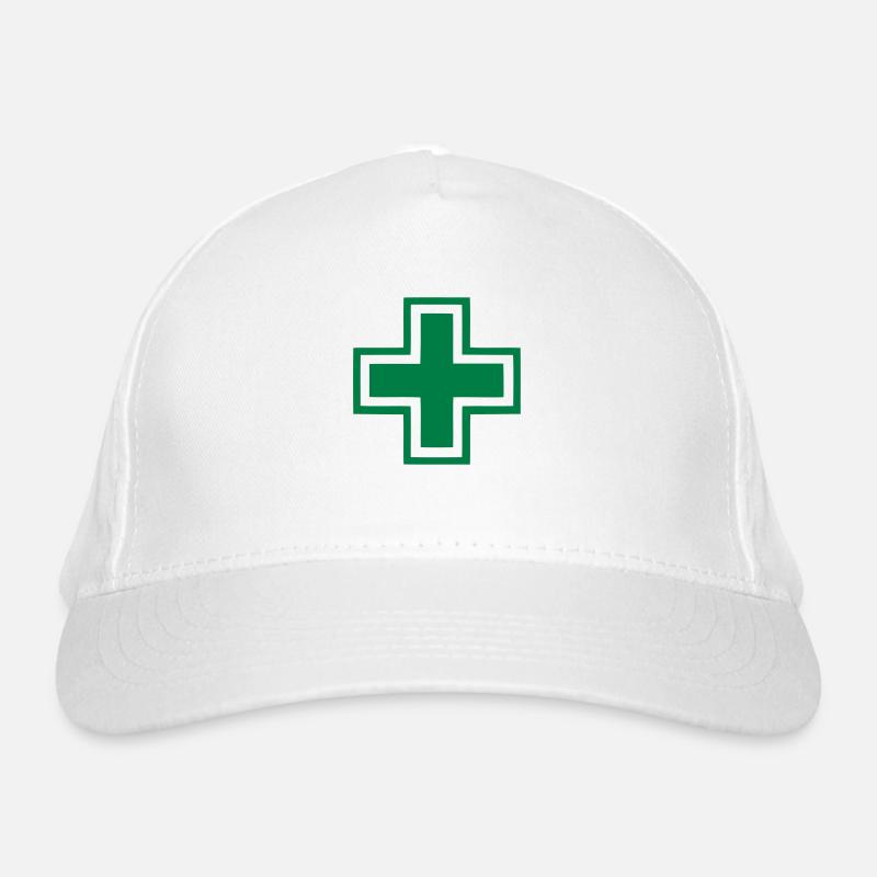 croix verte pharmacie pour pharmacien Casquette classique bio