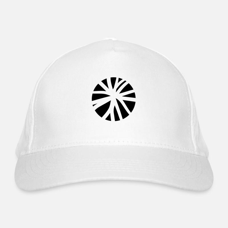 Cercle des lignes de conception d'art rayures Casquette classique bio