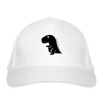 suesser_dino - Bio-Baseballkappe - Weiß - Vorne