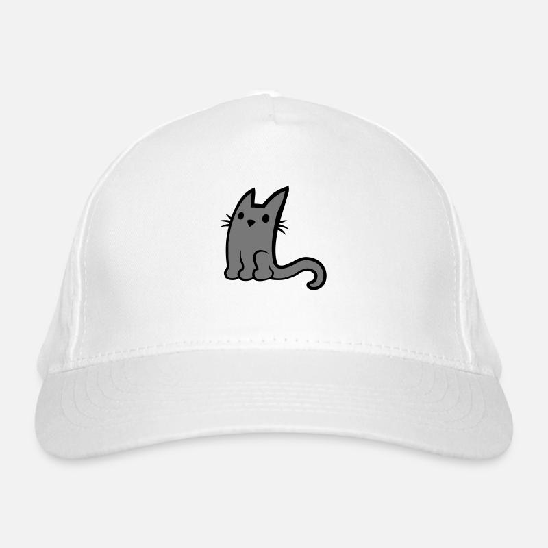 Mignon petit chat gris Casquette classique bio