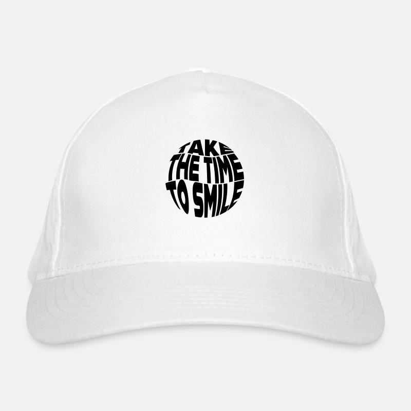 Prenez le temps de sourire Casquette classique bio