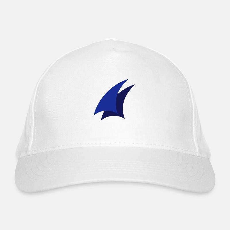 unter vollen Segeln - Bio-Baseballkappe - Weiß