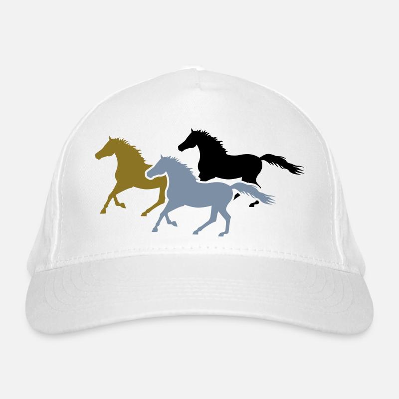 Herd of Galloping Horses Organic Baseball Cap