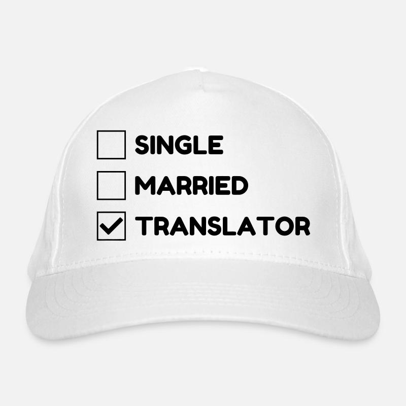 traducteur / traduction / traductrice / traduire Casquette classique bio