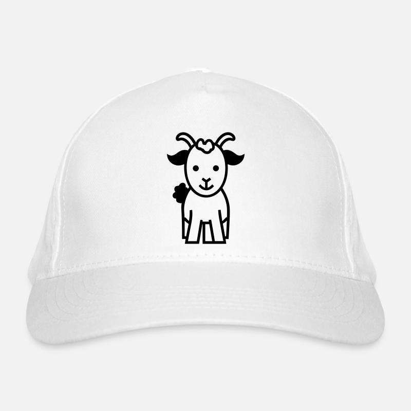 Ziegenbock Bio-Baseballkappe
