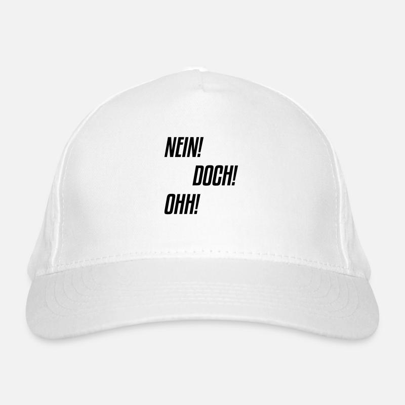 nein doch ohh Bio-Baseballkappe