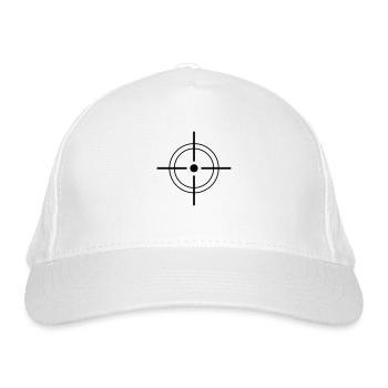 Target / Sniper / Rifle / Sniper 1c - Organic Baseball Cap - white - Front