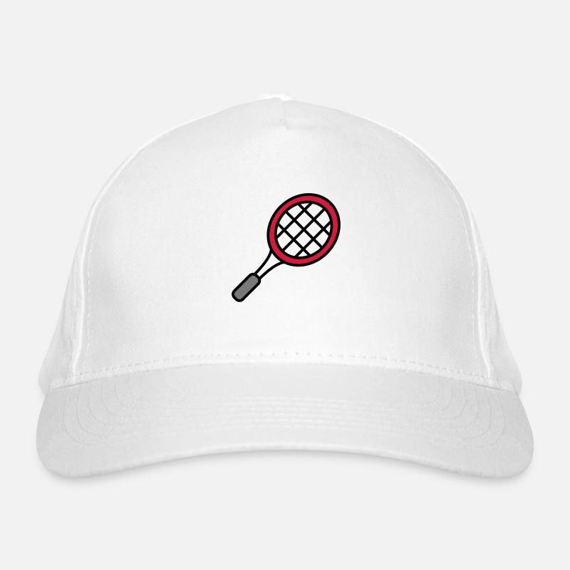 Tennis racket Organic Baseball Cap