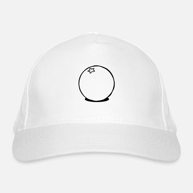 Vegetarisch Orange Obst Bio-Baseballkappe