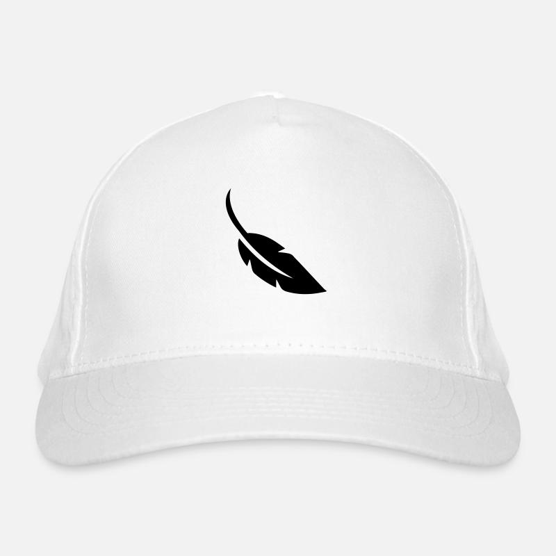 Feather symbol Organic Baseball Cap