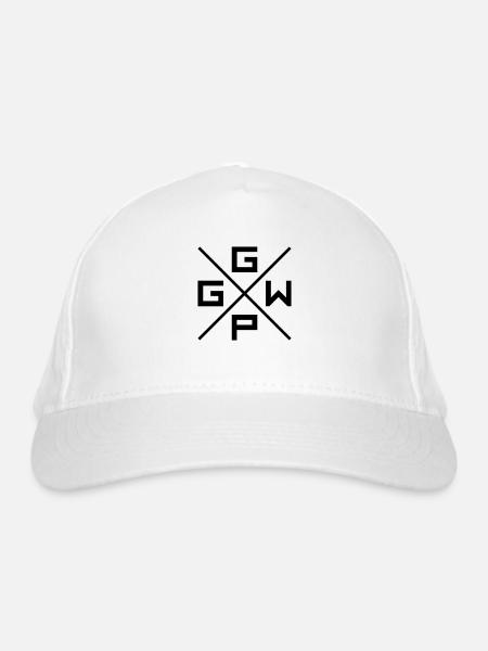 X GG WP - Bio-Baseballkappe - Weiß - Vorne