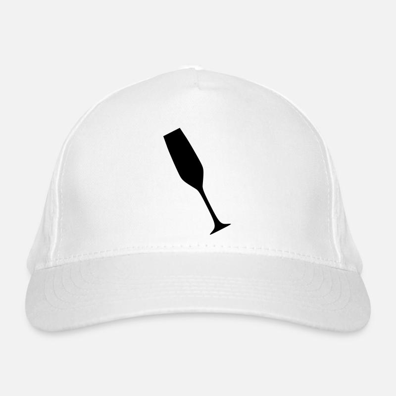 Sektglas - Champagnerglas Bio-Baseballkappe
