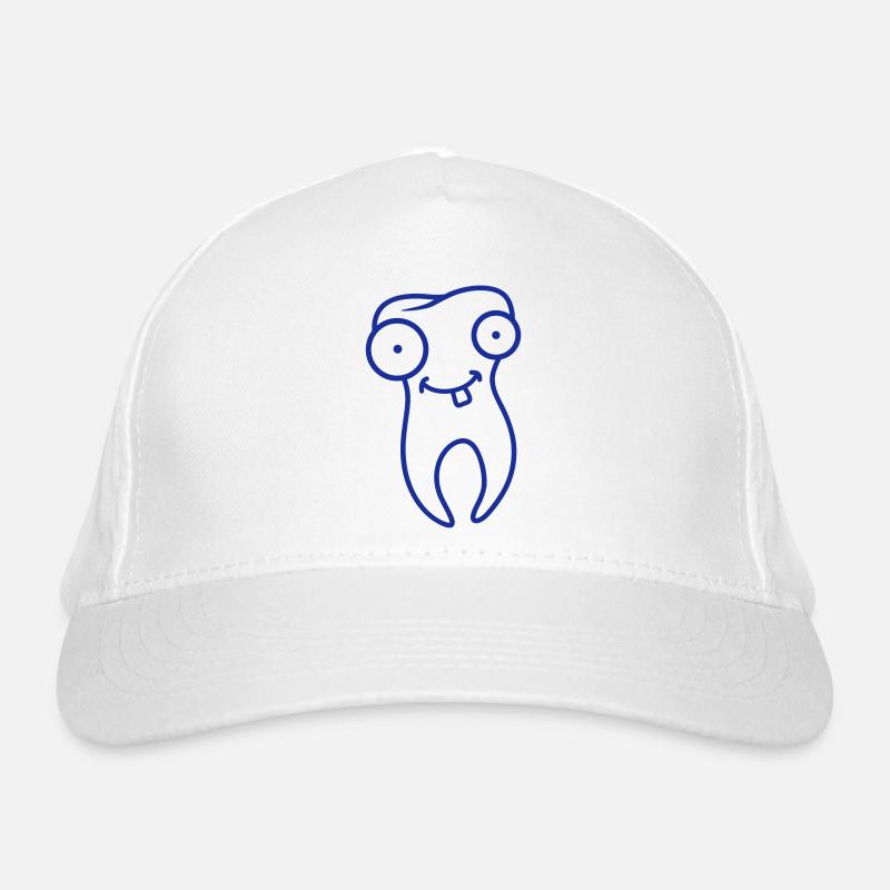 Cartoon Tooth Organic Baseball Cap