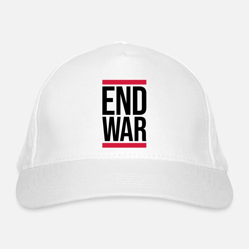 End War Stop Organic Baseball Cap