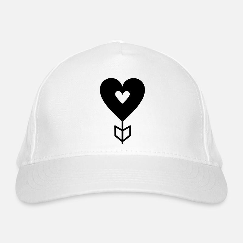 Flèche coeur Casquette classique bio