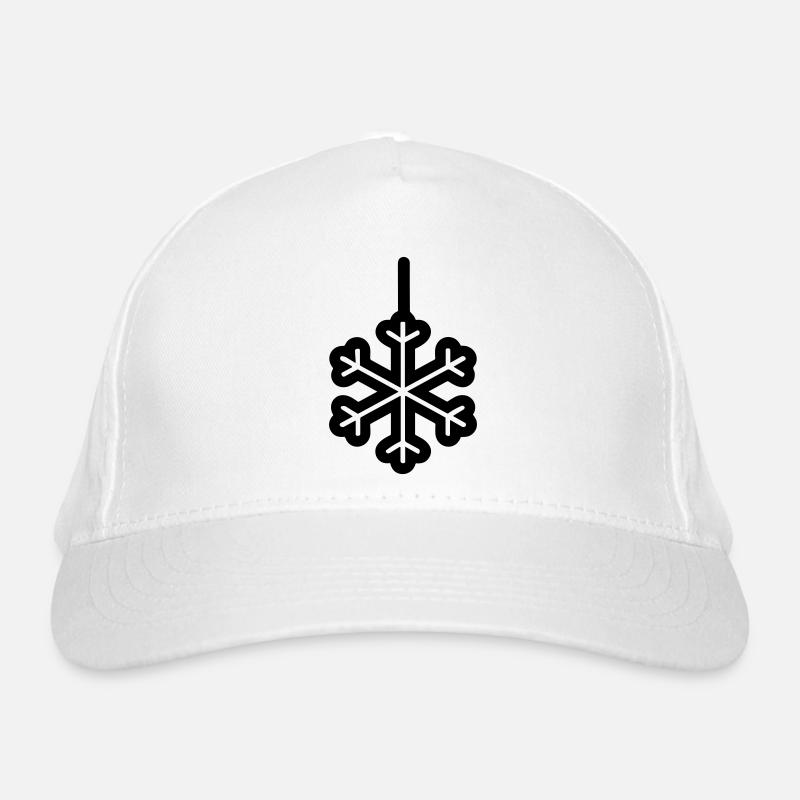 Weihnachtskugel Bio-Baseballkappe