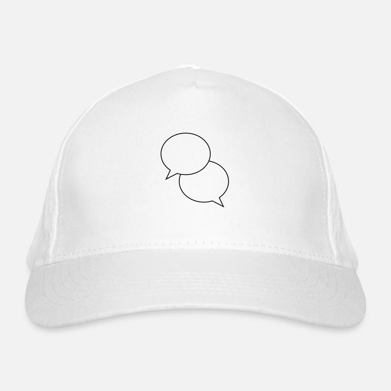 conception de bulles vocales Casquette classique bio