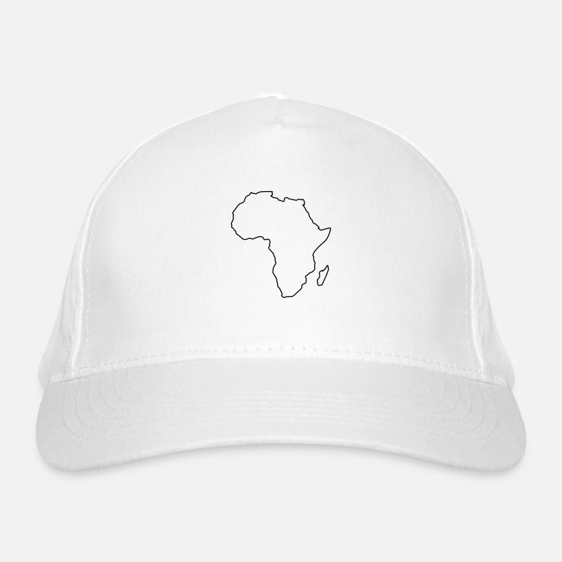 africa silhouette Bio-Baseballkappe