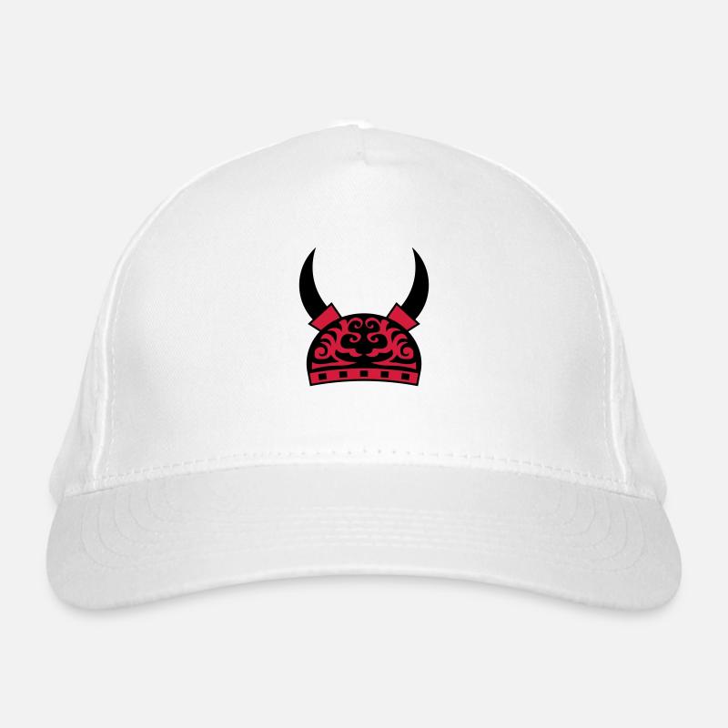 Viking Helmet Organic Baseball Cap