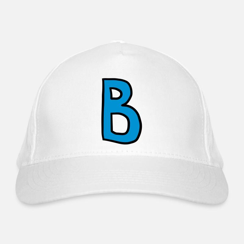 Buchstabe B Comic Cartoon Bio-Baseballkappe