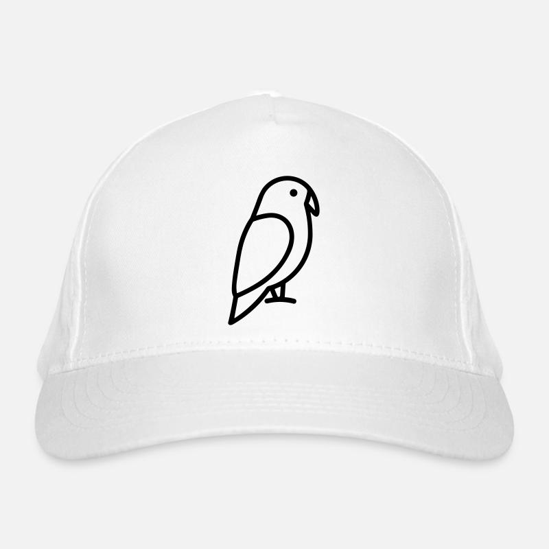 Papagei Bio-Baseballkappe
